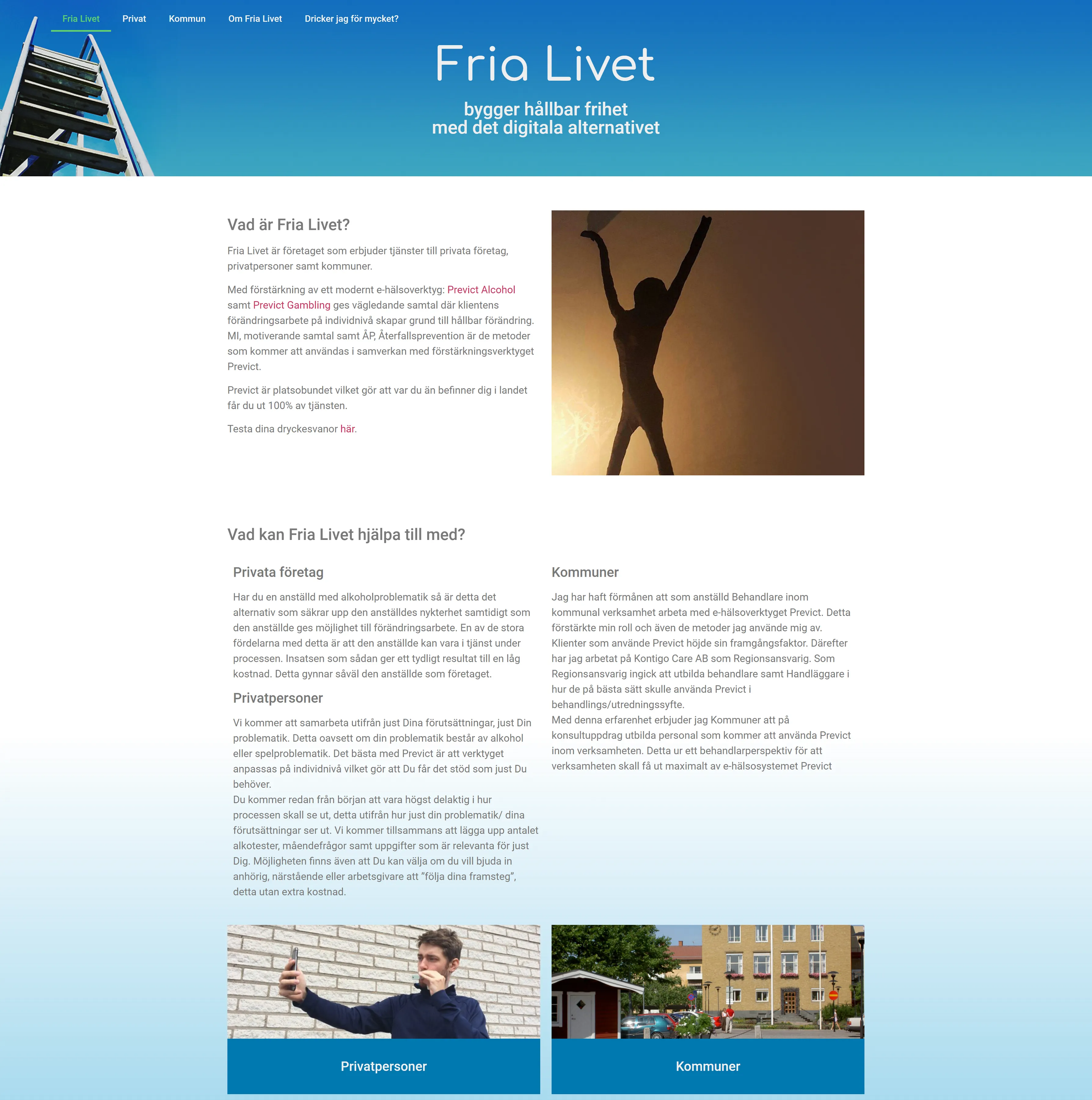 Fria Livet Website