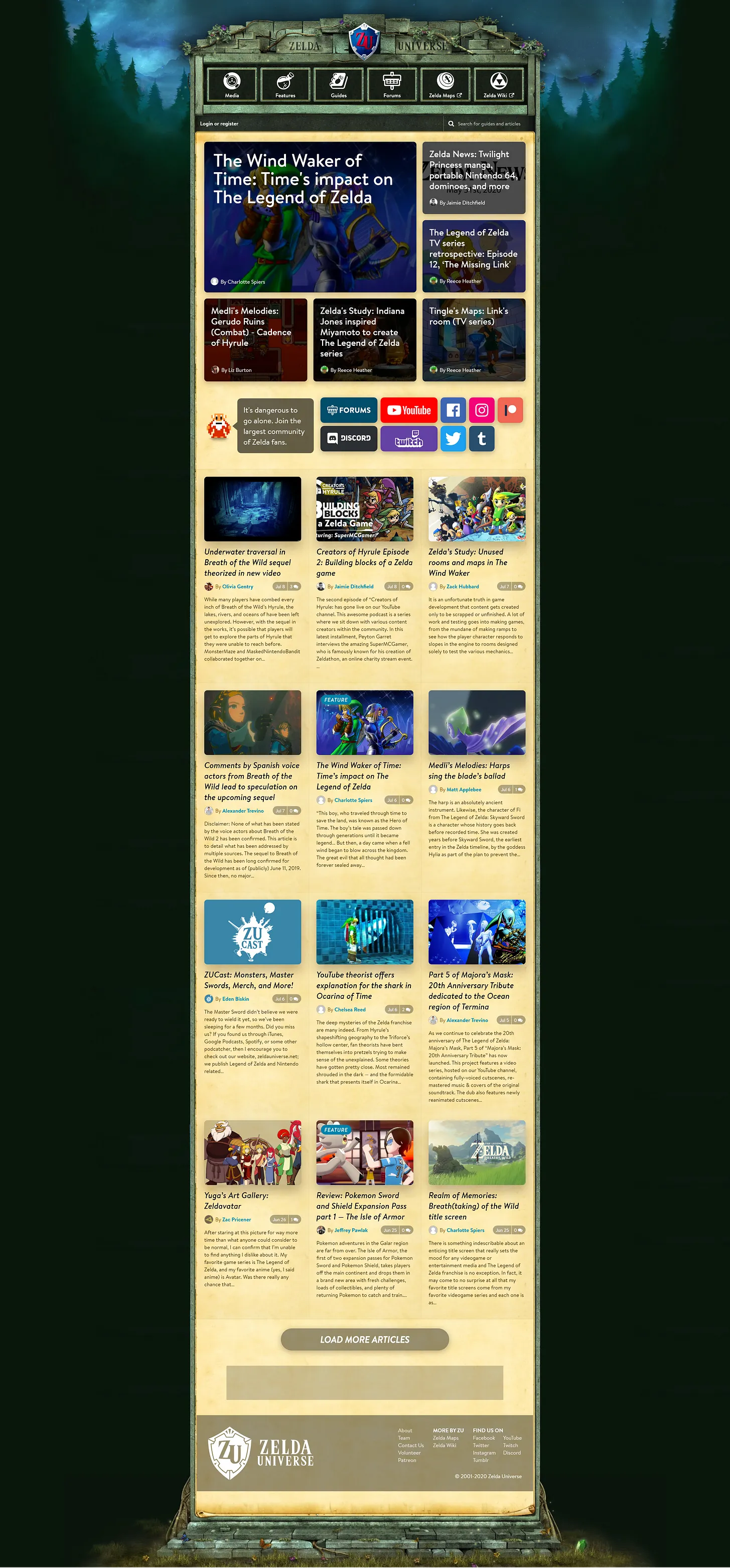 Zelda Universe Website